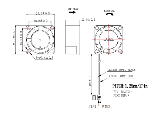 2010直流風(fēng)扇結(jié)構(gòu)圖